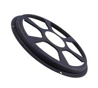 YIXANNX SUV Subwoofer Sub Woofer Protector Grilles Decorative Enhancement Protects Speaker Accidental Scratches Audio Speaker Grille Guard Cover Black Auto Round