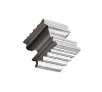 YIXANNX Swage Block for Jewelry Making Fine Craftsmanship Metal Forming Block with Semicircular Groove and Compact Swage for Jewelry Making Metalworking, Silver, Square