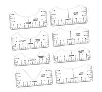 YIXANNX T Shirt Ruler Guide Alignment Tool Essential Aid For Any T Shirt Maker Sublimation And Crafting Unique Designs DIY Craft Quilting Sewing Placement Ruler, White