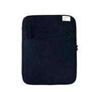 YIXANNX Tablet Sleeve Bag Shockproof Pouch Computer Handbag Simple Style Notebook Storage Zipper Closure Organizer Travel, Dark blue 13.3-14inc