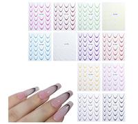 YIXANNX Thin And Durable Nail Stickers Elegant French Nails More Comfortable Nail Decal Accessories Stickers Decals