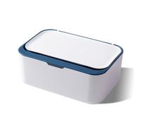 YIXANNX Tissue Storage Box with Lid Large Capacity Dust-Proof Non-Slip Towel Dispenser Napkin Organizer Refillable Office