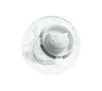YIXANNX Transparent Toy Hamster Exercise Ball 3 Inch Unique Allowing Curious Pets Maximum Ventilation During Fun Small Animal Toy Interactive Gerbil Running Wheel, white, 16cm