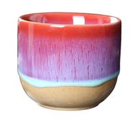 YIXANNX Unique and Ceramic Traditional Chinese for Coffee Craftsmanship Handmade Ceramic Tea Cups Traditional Chinese Style, Red, 7x6cm