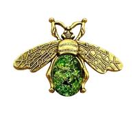 YIXANNX Unique Sewing Accessory Bee Magnetic Pin Keeper Organizing Pins While Sewing Or Doing Needlework Making Compact Enough to Carry Around in Without Taking Up Too Much Space, Green, 4.7x3.5cm