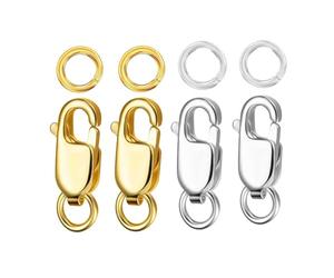 YIXANNX Various Crafting Methods With Essential Lobster Claw Clasp Beading Projects And Decorations 4 Set Lobster Clasp Is Excellent Accessory For Needs