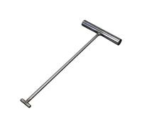 YIXANNX Versatile Lifting Hooks Tool for Heavy Duty Manhole Cover Moving and Opening Drain Grates with Comfortable Grip and Sturdy Build Manhole Cover Lifting Hook Tool Heavy Duty Steel, 8mmx30cm