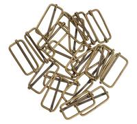 YIXANNX Versatile Slider Webbing Strap Buckles Premium Metal Buckles For Straps Built To Last Under Any Conditions Metal Slide Buttons Fasteners Slide for Buckle Adjust Length Of
