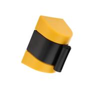 YIXANNX Versatile Wall Mount Retractable Belt Barrier with ABS Case for Efficient Crowd Control, Red, 5Meter