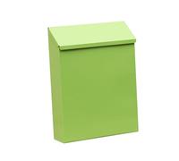 YIXANNX Wall Mounted Mailbox Stylish Lockable Large Capacity Storing Envelopes And Documents Outside Suitable For Hanging On Porch Or Wall Rainproof Letterbox, Green, 22x6.5x29cm