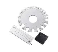 YIXANNX Wear Resistant Welding Thickness Gauge Metal Sheet Guage Practical Reliable Measuring Tool 1 Leather Case. Right Angled Ruler is 2.5 Centimeters Long