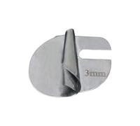 YIXANNX Wide Applications Sewn Rolled Hemmer Foot Traditional Household And Industrial Sewing Machines Lightweight And Long Using Time. Sewing Rolled Hemmer Foot Can Be Adjusted, Silver, 3mm