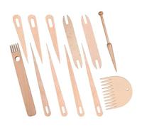 YIXANNX Wooden Knitting Needles Durable Tools Set To Inspire Kids In for Creative Tapestry Weaving And Craft Projects Tapestries Tapestry Sweaters Shuttle Stick Wood