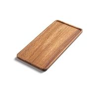 YIXANNX Wooden Tea Tray Modern Minimalist Walnut,Rectangular Small | Forget Warped Or Weak Trays Sturdy Wooden Plate Is Built To Last Smooth Tea Snacks Or Display