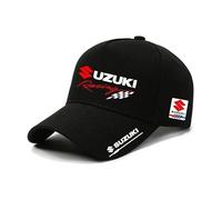 YIXIEDING Car Logo Baseball Cap, Adjustable Hat, for Men and Women, Durable Travel Cap for Suzuki Ignis 2023 2024 2025 Vehicles, Car Racing Motor Hat,Black