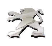 YIXIEDING Front Hood Frunk Replacement Compatible with Peugeot 208 2012-2025, Front Bonnet Badge, Grille Bumper, Car Emblems, Car Exterior Tuning Accessories,Silver