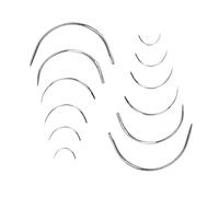 YIXINHE12 Pcs Curved Sewing Needle Repair Kit Assorted ， Curved Sewing Needles Kits- 2" to 5" Curved Hand Sewing Needles, Curved Sewing Needle for Sewing Repairing Carpet Leather Canvas Weaving Crafts