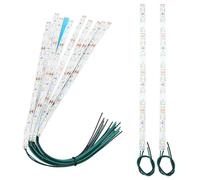 YIXISI 10 PCS 200mm Prewired Strip LED, 12V - 18V Light, 2335 SMD, Green