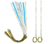 YIXISI 10 PCS 200mm Prewired Strip LED Light, 12V - 18V, 2335 SMD LED, Yellow