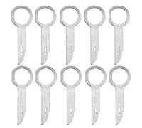 YIXISI 10 PCS Car Radio Removal Tool Key, DIN Release Keys with Easy Grip Handles, Radio Stereo Removal Released Tools Kit for Car