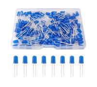 YIXISI 100 PCS 5mm LED Diode, 2-Pin Light Emitting Diodes, Round Head LED Diodes, Blue