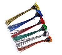 YIXISI 120 PCS 5mm LED Diodes Light 6 Colors (Each Color 20 PCS) with Diffused Colored Lens, Ultra Bright 12V 20cm Pre Wired, Orange/White/Red/Blue/Green/Yellow