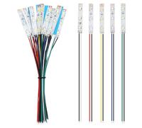 YIXISI 15 PCS 50mm Prewired Strip LED, 12V - 18V LED Strip Light, 2335 SMD LED Light, White/Red/Yellow/Blue/Green
