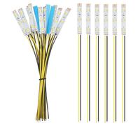 YIXISI 15 PCS 50mm Prewired Strip LED, 12V - 18V LED Strip Light, 2335 SMD LED Light, Yellow