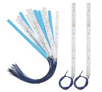 YIXISI 15 pieces 150 mm pre-wired LED strips, 2335 SMD LED, 12-18 V LED strips, model building LED lighting, blue