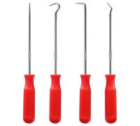 YIXISI 4 PCS 14.5cm Pick and Hook Set, Car Auto Oil Seal/O-Ring Seal Gasket Pick, Precision Hooks Puller Remover, Precision Pick Tool, for Remove Hoses and Gaskets, ABS