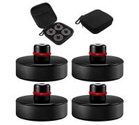 YIXISI 4 PCS Rubber Jack Pad Compatible with Tesla Model 3/S/X/Y, Rubber Jack Pads with Storage Case, Lifting Pucks, Jack Lift Pad Adapter Tool, Jack Point Pad Adapter