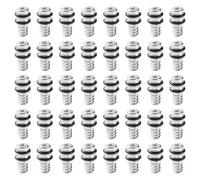 YIXISI 40 PCS 18x6 mm Metal Shelf Pins, Shelf Support Pegs Pins, for Kitchen Cabinet Bookcase Furniture