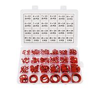 YIXISI 420 PCS 24 Sizes Red O-Rings Assortment Kit, Silicone Metric O-Rings, for Tap Plumbing Washer Seal & Auto Quick Repair