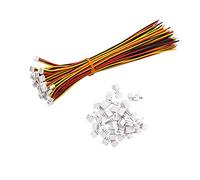 YIXISI 50 Pairs Mini Micro JST-ZH 1.5mm 3-Pin Connector Plug with Wires Cables 15cm