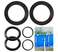 YIXISI 6 PCS 25076RP Pool O-Ring Sealing Rings, Pool Sealing Rings Washers Round Seal, Pool Sealing Rings Washers, Compatible with Intex Pool Plunger Valves 10745, 10262, 10255