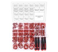 YIXISI 610 PCS 24 Sizes Red O-Rings Assortment Kit, Silicone Metric O-Rings, with Pick and Hook, for Tap Plumbing Washer Seal & Auto Quick Repair