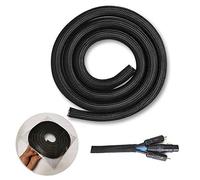 YIXISI Cord Protector Split Wire Loom Braided Cable Sleeve, 10ft - 1/2 inchCord Protector Wire Loom Tubing Cable Sleeve Split Sleeving for Television, Computer Cables, Prevent Pet from Chewing Cords