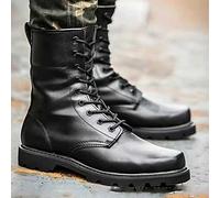 YIXIY Men's Military Tactical Boots with Side Zipper,Puncture Resistant Work Boots, Desert Combat Boots, Army Jungle Boots, Outdoor Hiking Boots Non-Slip Suitable for any season