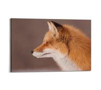YiXong Beautiful Ginger Fox In The Snowy Forest Poster Decorative Painting Canvas Wall Posters And Art Picture Print Modern Family Bedroom Decor Posters 20x30inch(50x75cm)