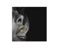 YiXong Black And White Lips Sexy Poster Decorative Painting Canvas Wall Posters And Art Picture Print Modern Family Bedroom Decor Posters 16x16inch(40x40cm)