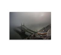 YiXong Budapest, Hungary Budapest Skyline Poster Decorative Painting Canvas Wall Posters And Art Picture Print Modern Family Bedroom Decor Posters 24x36inch(60x90cm)