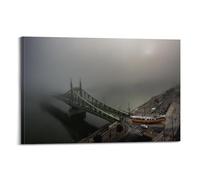 YiXong Budapest, Hungary Budapest Skyline Poster Decorative Painting Canvas Wall Posters And Art Picture Print Modern Family Bedroom Decor Posters 20x30inch(50x75cm)
