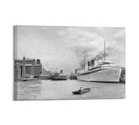 YiXong Buffalo NY Street Scenes Photo Buffalo River Black White Photos Poster Decorative Painting Canvas Wall Posters And Art Picture Print Modern Family Bedroom Decor Posters 20x30inch(50x75cm)
