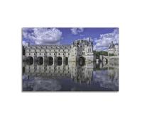 YiXong Chateau De Chenonceau Loire Valley France Poster Decorative Painting Canvas Wall Posters And Art Picture Print Modern Family Bedroom Decor Posters 24x36inch(60x90cm)