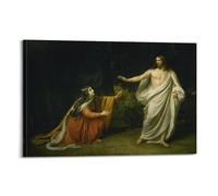 YiXong Christ's Appearance To Mary Magdalene After Resurrection Poster Decorative Painting Canvas Wall Posters And Art Picture Print Modern Family Bedroom Decor Posters 20x30inch(50x75cm)