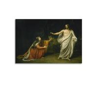 YiXong Christ's Appearance To Mary Magdalene After Resurrection Poster Decorative Painting Canvas Wall Posters And Art Picture Print Modern Family Bedroom Decor Posters 16x24inch(40x60cm)