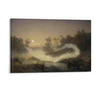 YiXong Dancing Fairies By August Malmstrom Poster Decorative Painting Canvas Wall Posters And Art Picture Print Modern Family Bedroom Decor Posters 16x24inch(40x60cm)