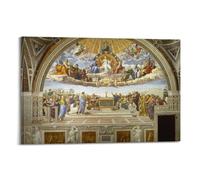 YiXong Disputation of The Holy Sacrament By Raphael Poster Decorative Painting Canvas Wall Posters And Art Picture Print Modern Family Bedroom Decor Posters 12x18inch(30x45cm)