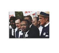 YiXong Dr. Martin Luther King at The Civil Rights March on Washington Poster Decorative Painting Canvas Wall Posters And Art Picture Print Modern Family Bedroom Decor Posters 16x24inch(40x60cm)