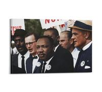 YiXong Dr. Martin Luther King at The Civil Rights March on Washington Poster Decorative Painting Canvas Wall Posters And Art Picture Print Modern Family Bedroom Decor Posters 08x12inch(20x30cm)